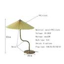 Axya Metal Umbrella Lamp with E14 Bulb & Dimming Switch