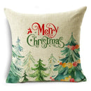 Axyaa Festive Christmas Tree Pillow Cover for Home Decoration