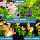 Axya Solar Flower Lights: Outdoor Waterproof LED Landscape Decoration