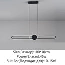 Axyaa Nordic LED Dining Room Chandelier - Modern Adjustable Ceiling Light Fixtures