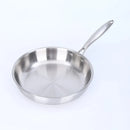 Axyaa Stainless Steel Non-Stick Frying Pan, Thick Flat Bottom Omelet Pan