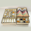 Axyaa Underwear Sock Organizer Drawer - Clothes Storage Box Compartment
