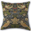 Axyaa Peach Leather Velvet Pillow Case Set - William Morris Design