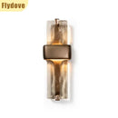 Axyaa Retro Glass Wall Lamp for Bedroom and Living Room Lighting