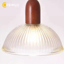 Axyaa Wooden & Glass Pendant Chandelier for Dining Room & Restaurant