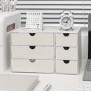 Axyaa 3-Tier Stackable Plastic Storage Drawer Rack White Multi-Purpose Organizer