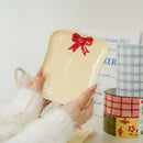 Axyaa Barbie Pink Ceramic Breakfast Plate