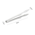 Axyaa Stainless Steel BBQ Tongs with Non-Slip Handle for Home Cooking