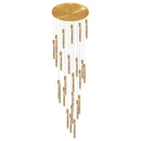 Axyaa LED Crystal Chandelier for Modern Home Living Staircase Hallway Decor