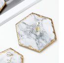 Axyaa Marble Coaster Set for Table Decoration