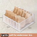 Axyaa Clothing Organizer Box for Underwear Socks Bras Pants Scarves Ties Jeans & more