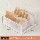Axyaa Clothing Organizer Box for Underwear Socks Bras Pants Scarves Ties Jeans & more