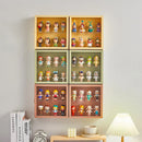 Axyaa Acrylic Blind Box Figures Display Case Stand Dust Proof Toy Storage Box