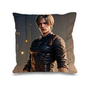 Axyaa Leon Kennedy Anime Pillowcase - 45x45 Decorative Cushion Cover