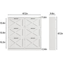 Axyaa 6-Drawer Shoe Cabinet with Metal Handles, Entryway Storage Solution