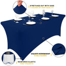 Axyaa Stretch Spandex Tablecloth for Wedding Parties and Events
