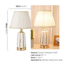 Axyaa Luxe Ceramic Table Lamp for Elegant Living Spaces