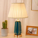 Axyaa Luxe Ceramic Table Lamp for Elegant Living Spaces