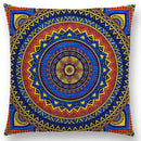 Axyaa Boho Rainbow Mandala Pillow Case Sun Moon Flowers Dream Fantasy Cover
