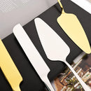 Axyaa Wedding Cake Cutter Set: Stainless Steel Flatware, Elegant Cake Cutting Utensils