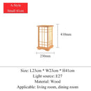 Axyaa Solid Wood Floor Lamp LED for Living Room, Bedroom & Dining Table