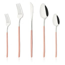 Axyaa Stainless Steel Cutlery Set - Fork Spoon Knife Dinnerware Flatware