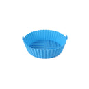 Axyaa Silicone Air Fryer Baking Tray: Circular, Foldable, High Temperature Resistant, Easy to Clean