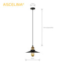 Axyaa Retro Industrial Pendant Lights for Restaurant Bar Counter