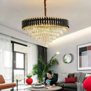 Axyaa Crystal Chandelier K9 for Living Room Bedroom Dining Luxury Pendant Light