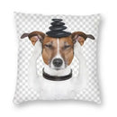 Axyaa Jack Russell Terrier Nordic Pillowcase for Stylish Living Room Decor