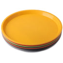 Axya Non Slip Round Fruit Plate Tea Tray, Kindergarten Hotel Tableware Serving Tray