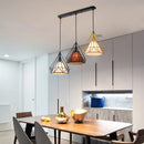 Axyaa Nordic Chandelier: 3-Light Long Bar Pendant for Dining & Barber Shops