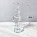Axyaa Geometric Crystal Glass Sculpture Stack Home Decor Figurines
