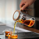 Axyaa Glass Teapot with Water Separation Inner Container & Magnetic Switch