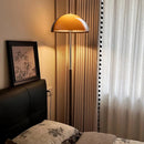 Axyaa Dark Brown Acrylic Floor Lamp for Elegant Living Spaces