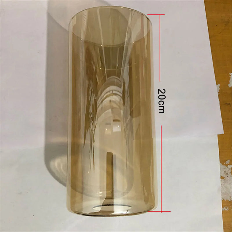 Axyaa Tea Color Glass Lamp Shade for Chandelier & Wall Sconce