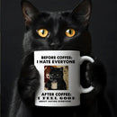 Axyaa Funny Cat Mug Office Simple Ceramic Tea Cup Friends Gift
