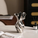 Axyaa Nordic Ceramic Vase: Rotating Aesthetic Decor for Tabletop, Entryway & Dining Aesthetic