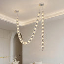 Axyaa LED Pendant Light Chandelier for Modern Living and Dining Room Decor