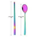 Axyaa 8-Piece Stainless Steel Flatware Set with Mirror Finish