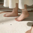 Axyaa Green Leaf Carpet: Soft, Non-Slip, High-End Bedroom Rug