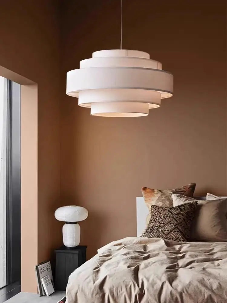 Axyaa Wabi Sabi Cloth Ceiling Chandelier for Japan-Inspired Home Decor