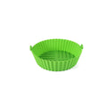 Axyaa Silicone Air Fryer Baking Tray: Circular, Foldable, High Temperature Resistant, Easy to Clean