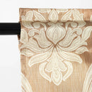 Axyaa Luxury Jacquard Floral Tassel Window Valance for Elegant Home Decor
