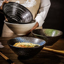 Axyaa Ceramic Ramen Bowl - Rain-Hat Shaped for Home and Restaurant