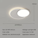 Axyaa Round LED Ceiling Lights Modern Minimalist Circle Dimmable Bedroom Lamps