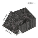30x30cm Sxp Self-Adhesive Tile Stickers by Axyaa: Marble Pattern, Aluminum Foil, Easy Peel & Stick