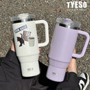 Axyaa Stainless Steel Insulated Travel Cup with Large Capacity and Ice King Technology