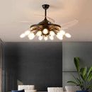 Axyaa Modern LED Ceiling Fan with Remote Control and Light for Kids Bedroom