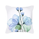 Axyaa Modern Flowers Printed Cushion Cover 45x45cm - Nordic Spring Farmhouse Decor
